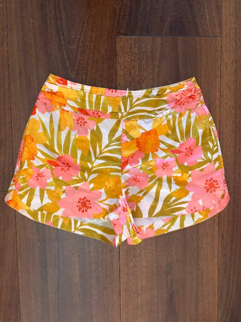Man Repeller x PJK Floral Silk Shorts - Size XS